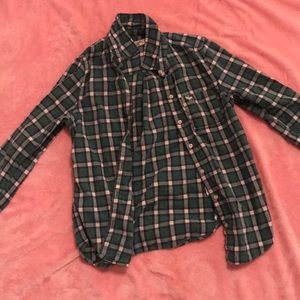 Plaid flannel shirt